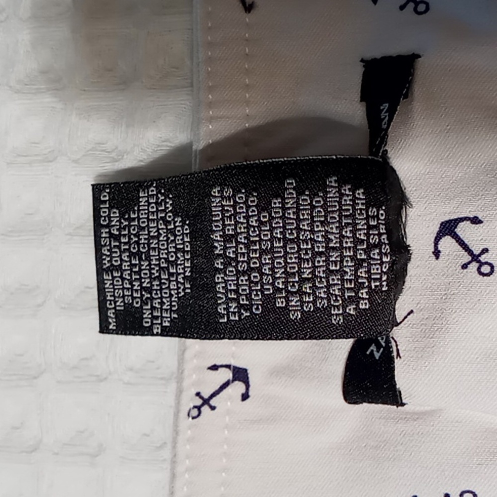 NWT Zac & Rachel Women's Golf Skort White/Navy Anchors Size 18W 2 Pocket - Picture 9 of 12